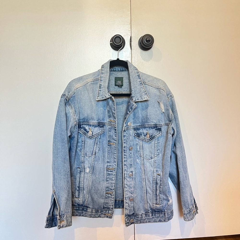 Wild Fable Blue Lightweight Shirt Jacket